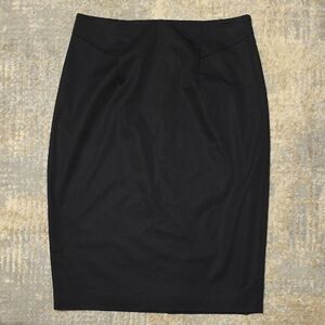 And Taylor Women's Black Pencil Skirt Size 4